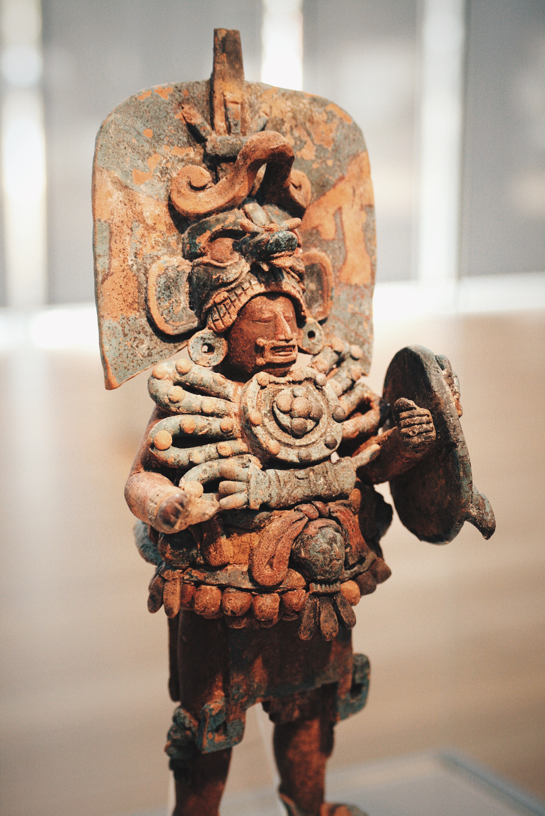 Standing Maya ruler, Guatemala